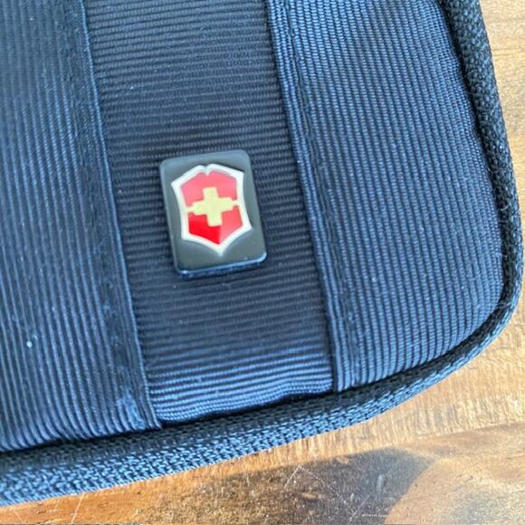 Victorinox by Swiss Army Black Travel Organizer Passport Holder - Picture 2 of 5